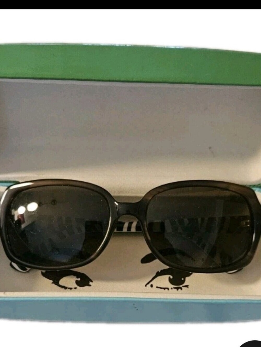 NWT Kate Spade Sunglasses JOSEPHINA Toffee / Zebra Polarized w/ Leather Case